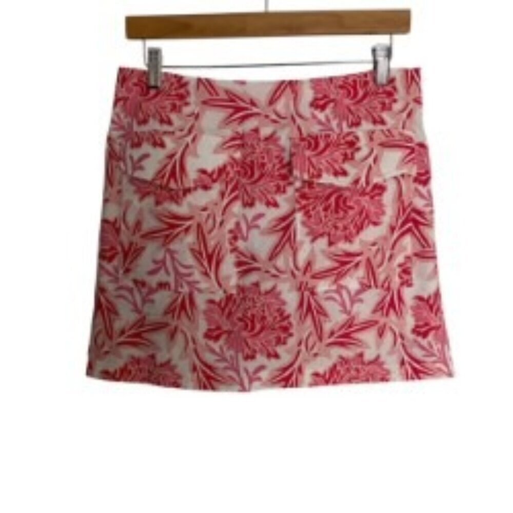 Golftini Rosé White & Pink Golf Skort 4